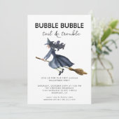 🌙水彩魔女の不気味なハローウィンパーティ 招待状 (スタンド正面)