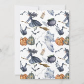 🌙水彩魔女の不気味なハローウィンパーティ 招待状 (裏面)