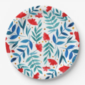 水彩魔法の庭 ペーパープレート (正面)