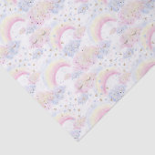 水彩魔法の虹と雲のグリッター 薄葉紙 (詳細)