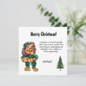 水彩魔法トロールおもしろいお洒落ル シーズンカード (スタンド正面)