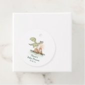 水彩魔法ドラゴンマウンテンボーイベビーシャワー フェイバータグ (インサイチュ)