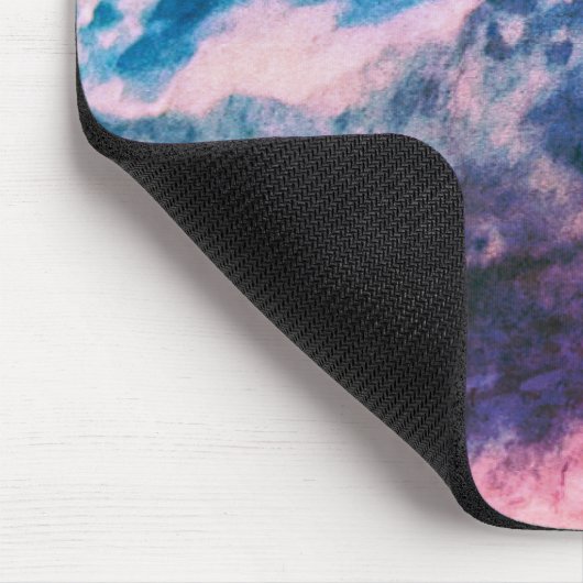 水彩魔法森林風景絵画ズ マウスパッド (コーナー)