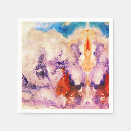 水彩魔法 スタンダードカクテルナプキン (正面)