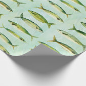水彩魚転が ラッピングペーパー (角)
