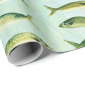 水彩魚転が ラッピングペーパー (ロールコーナー)