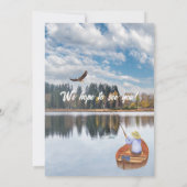 水彩魚釣りアットザレイク50thバースデーパーティー 招待状 (裏面)