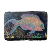 水彩魚 バスマット (正面)