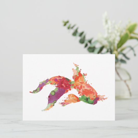 水彩魚 招待状 (スタンド正面)