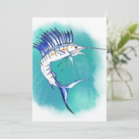 水彩魚 招待状 (スタンド正面)