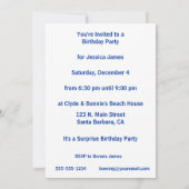 水彩魚 招待状 (裏面)