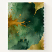 水彩鮮やかフローラ手帳 ノートブック (裏面)