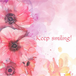 水彩鮮やかフローラ シール