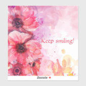 水彩鮮やかフローラ シール (シート)