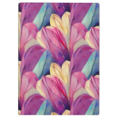 水彩鮮やか絵を描春の花 クリップボード (裏面)