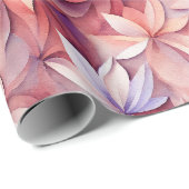 水彩鮮やか絵を描春の花 ラッピングペーパー (ロールコーナー)