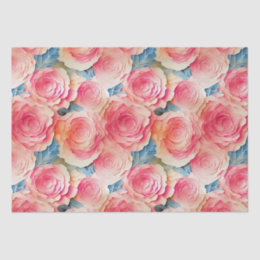 水彩鮮やか絵を描春の花 薄葉紙 (正面)