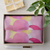 水彩鮮やか絵を描春の花 薄葉紙 (ギフト)