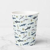 水彩鯨物語 紙コップ (裏面)