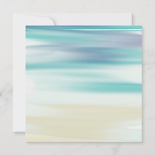 水彩鱗片貝殻日付を保存 セーブザデート (裏面)