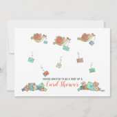 水彩鳥のメールカードシャワー配信 カード (正面)