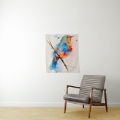 水彩鳥の絵画キャンバスの壁アートブルーバード タペストリー (インサイチュ)