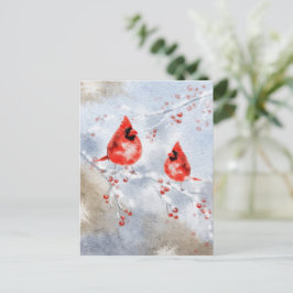 水彩鳥はがき ポストカード