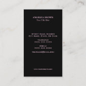 水彩鳥名刺 名刺 (裏面)