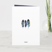 水彩鳥羽カスタムの日 カード (裏面)