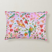 水彩鳥 アクセントクッション (裏面)