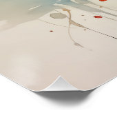 水彩鳥:ミニマリズムの美しい詳細 ポスター (コーナー)