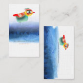 水彩鳥 名刺 (正面/裏面)