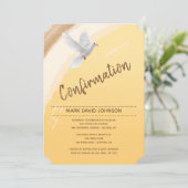 水彩鳩の確認招待状 招待状 (スタンド正面)