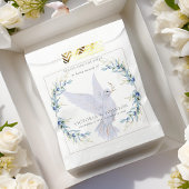 水彩鳩の鳥の種のパケット葬儀メモリアル フェイバーバッグ