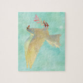 水彩鳩 ジグソーパズル (縦)