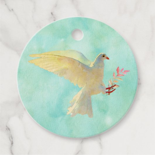 水彩鳩 フェイバータグ (正面)