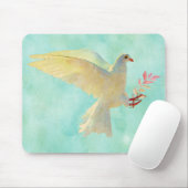 水彩鳩 マウスパッド (マウス)