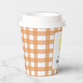 水彩鶏の赤ちゃんシャワー 紙コップ (右)