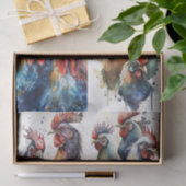 水彩鶏 薄葉紙 (ギフト)