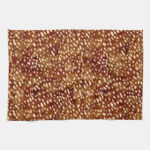 水彩鹿プリント キッチンタオル (横)