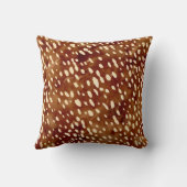 水彩鹿プリント クッション (裏面)