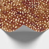 水彩鹿プリント ラッピングペーパー (角)