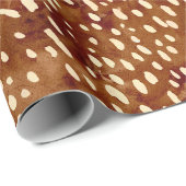 水彩鹿プリント ラッピングペーパー (ロールコーナー)