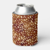 水彩鹿プリント 缶クーラー (缶正面)