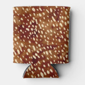 水彩鹿プリント 缶クーラー (正面)