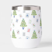 水彩麻雀クリスマスツリーパーティー (背面)