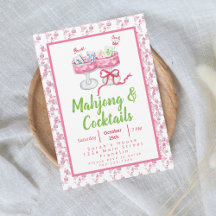 水彩麻雀グランドミレニアルカクテルパーティー