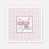 水彩麻雀グランドミレニアルカクテルパーティー スタンダードカクテルナプキン (正面)