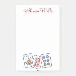水彩麻雀タイルパーソナライズされた ポストイット