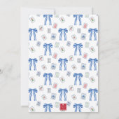 水彩麻雀タイルパーティー 招待状 (裏面)